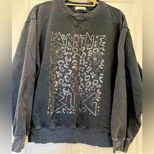 Anine Bing Graphic Print Sweatshirt